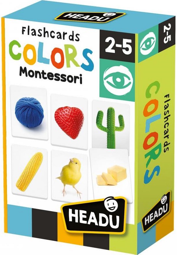Montessori. Cartonase sa invatam culorile