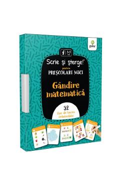 Coperta cărții 'Scrie si sterge! Gandire matematica'