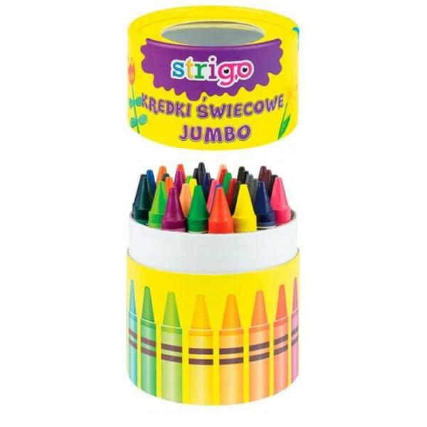 Creioane cerate: Jumbo 18 culori