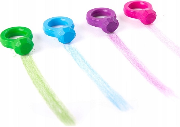 8 creioane cerate: Rings 4 culori