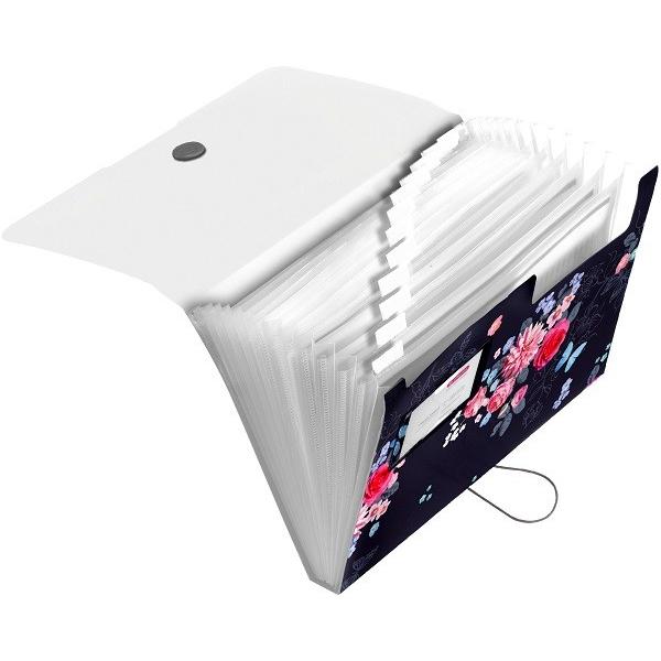 Mapa extensibila A4 cu elastic: Ladylike Flowers