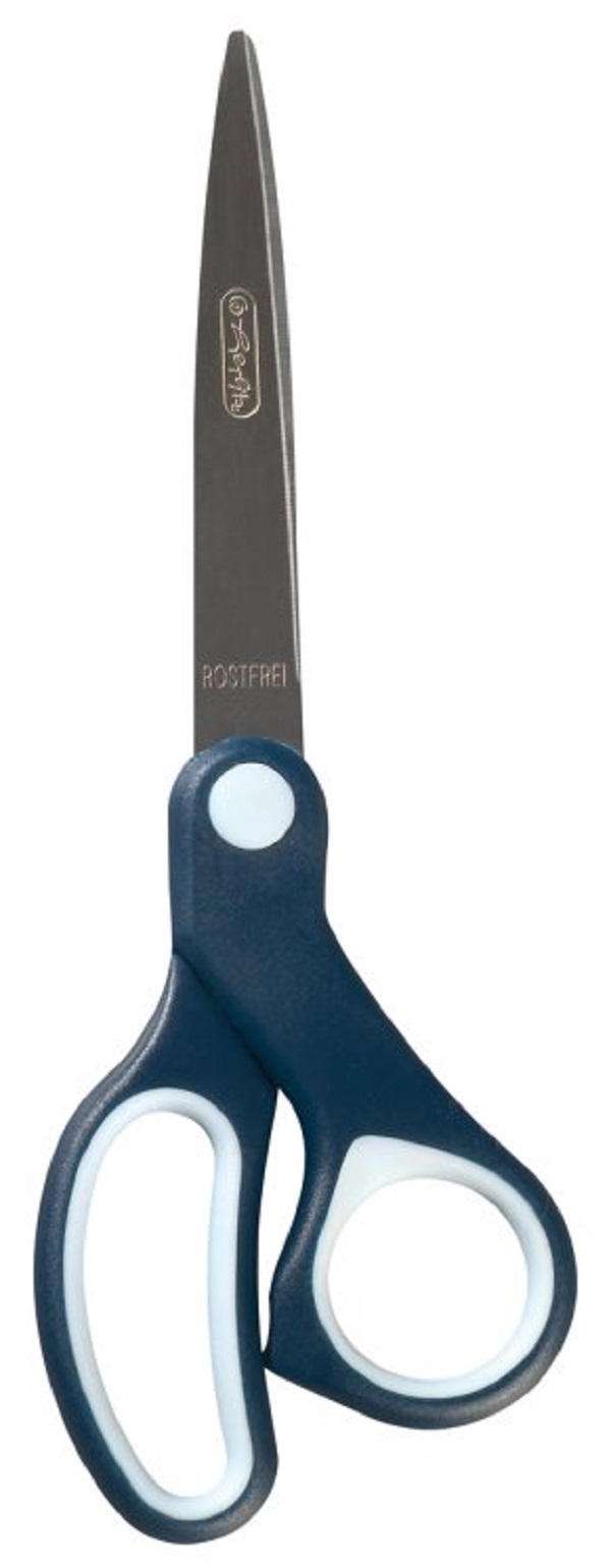 Foarfeca mare bleumarin cu maner ergonomic