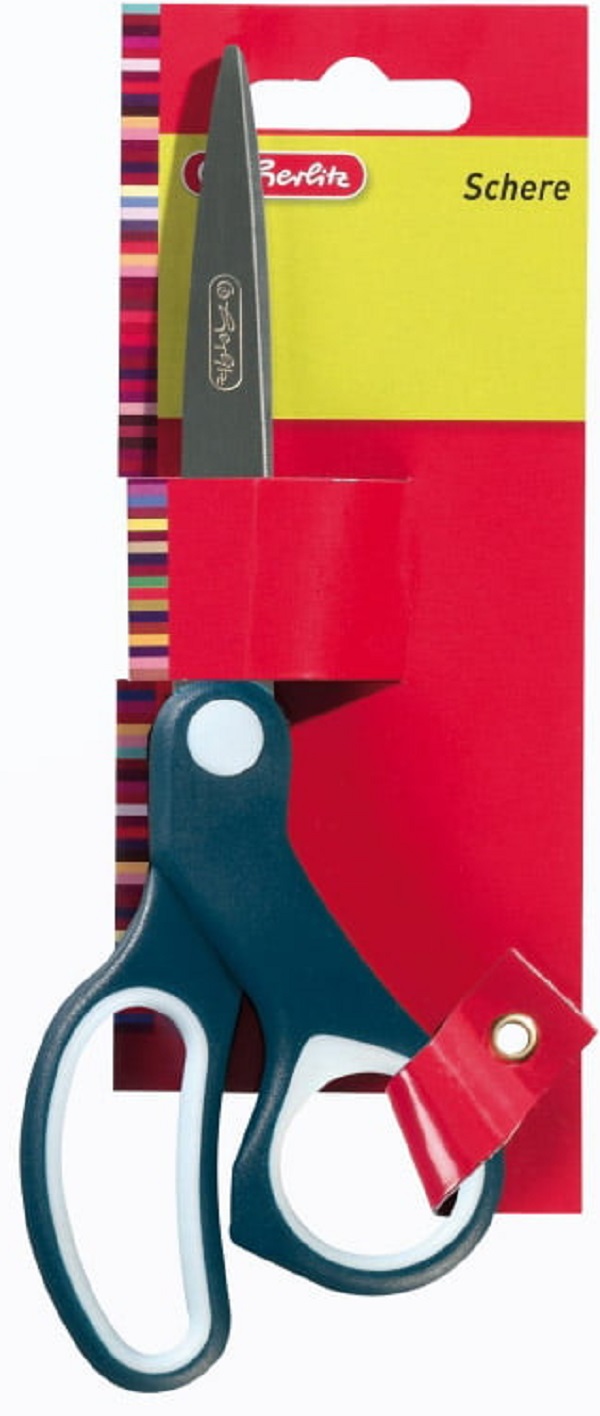 Foarfeca mare bleumarin cu maner ergonomic