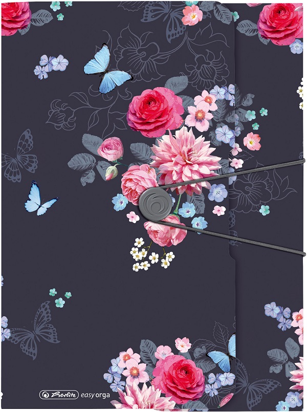 Mapa A4 cu elastic: Ladylike Flowers