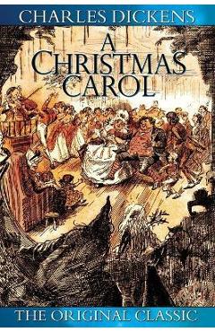 Coperta cărții 'A Christmas Carol - Charles Dickens'