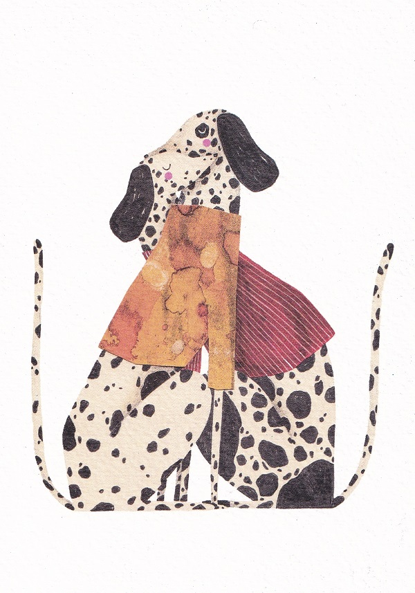 Felicitare: Dalmatieni imbratisati