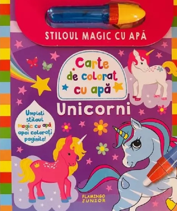 Stiloul magic cu apa. Unicorni