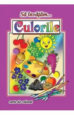 Poza produsului Sa invatam...culorile. Carte de colorat - Dana Popescu