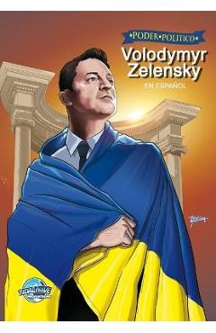 Coperta cărții 'Poder Politico: Volodymyr Zelensky - Michael Frizell'