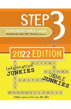 Poza produsului Step 3 Board-Ready USMLE Junkies 2nd Edition: The Must-Have USMLE Step 3 Review Companion - Usmle Junkies