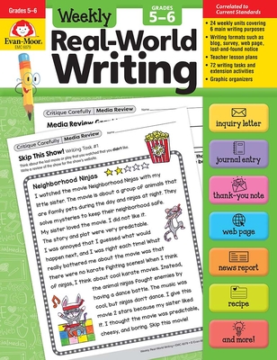 Weekly Real-World Writing, Grades 5-6 - Evan-moor Educational Publishers
