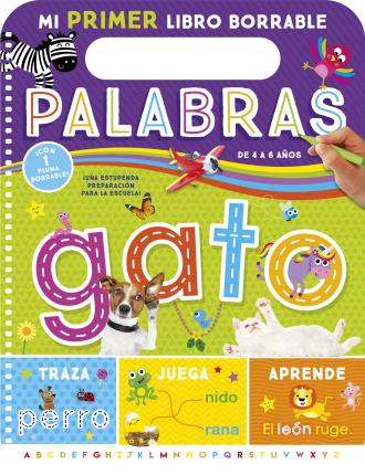 Mi Primer Libro Borrable: Palabras (My First Wipe Clean Words Spanish Language) - Kidsbooks