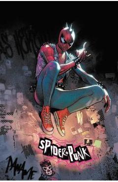 Coperta cărții 'Spider-Punk: Banned in D.C. - Cody Ziglar'