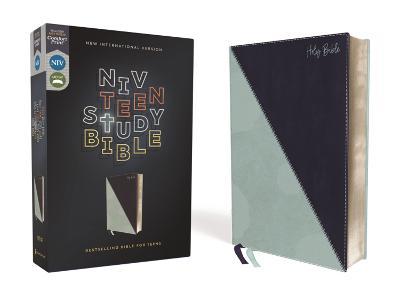 Niv, Teen Study Bible, Leathersoft, Teal, Comfort Print - Lawrence O. Richards