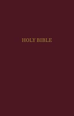 NIV, Reference Bible, Giant Print, Leather-Look, Burgundy, Red Letter Edition, Indexed, Comfort Print - Zondervan