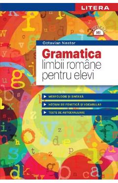Coperta cărții 'Gramatica limbii romane pentru elevi - Octavian Nestor'