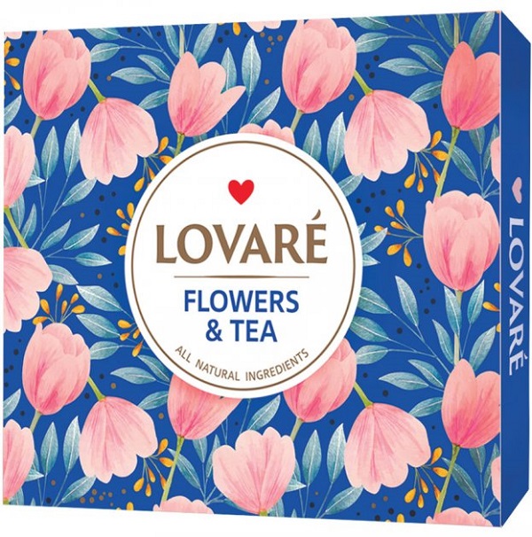 Set ceai: 12 arome x 5 pliculete. Flowers and Tea