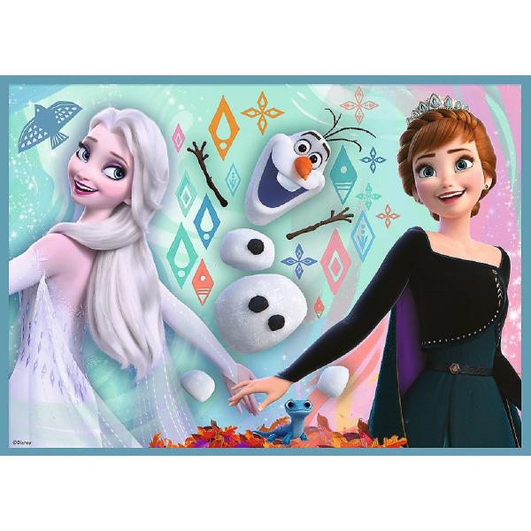 Puzzle 4 in 1. Frozen 2: Uimitoarea lume Disney