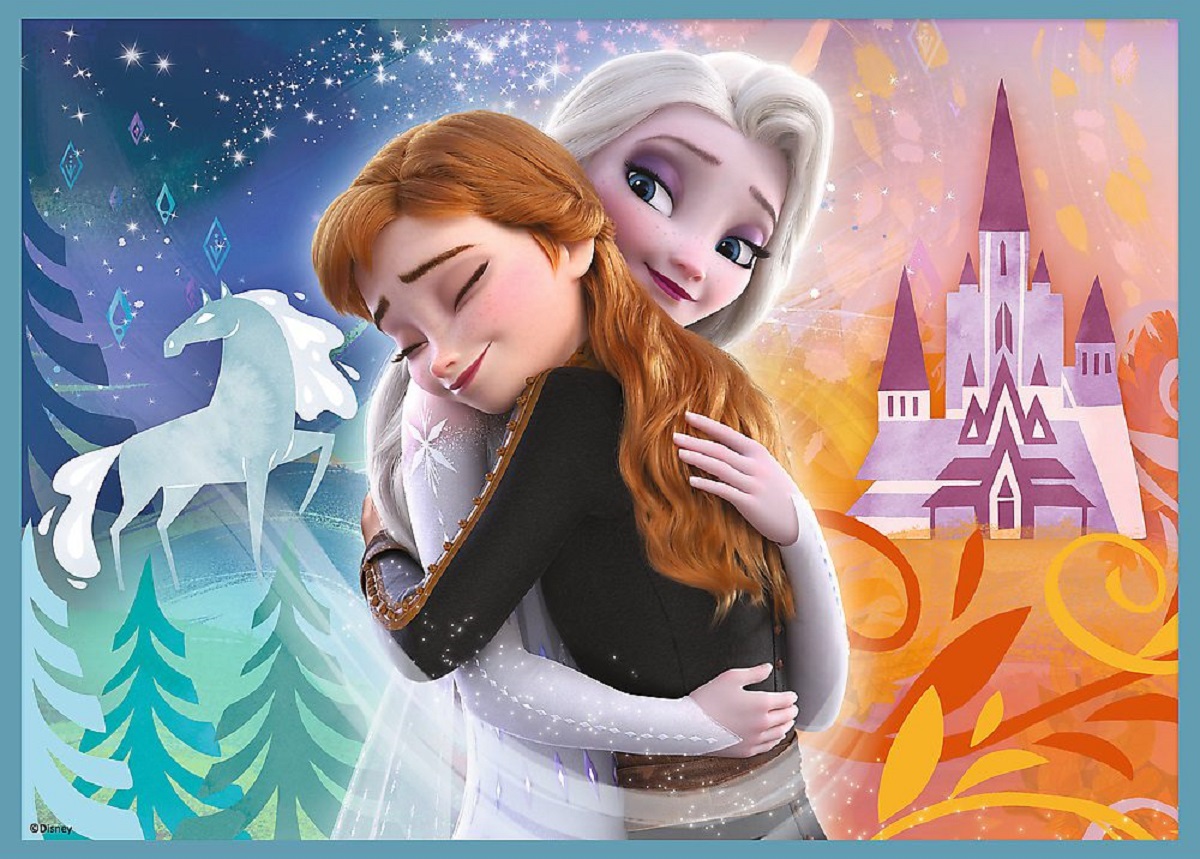 Puzzle 4 in 1. Frozen 2: Uimitoarea lume Disney