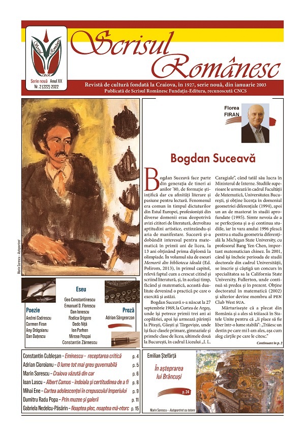 Revista Scrisul Romanesc Nr.2 din 2022