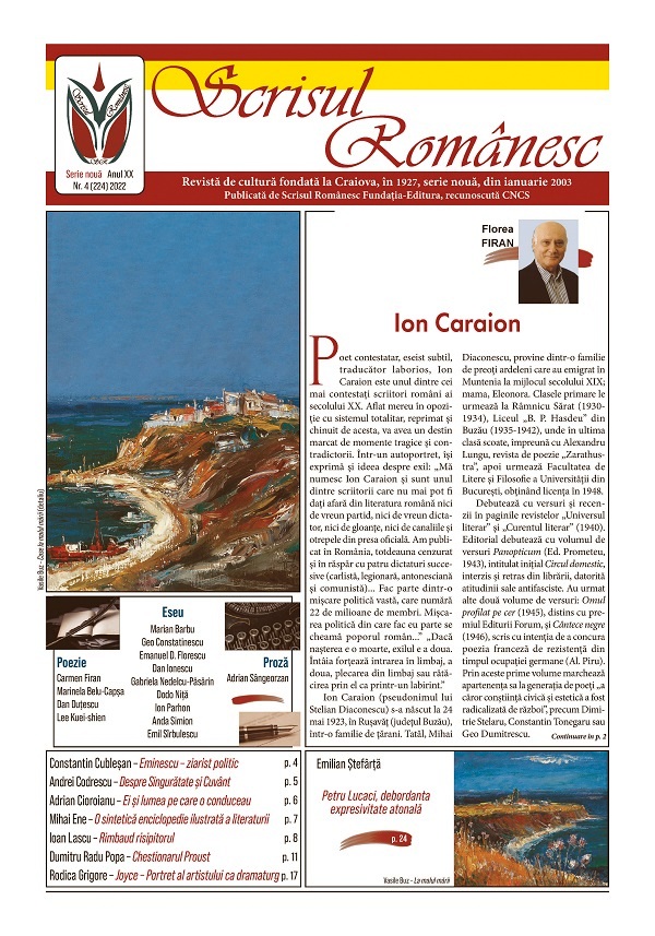 Revista Scrisul Romanesc Nr.4 din 2022