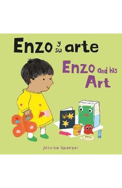 Coperta cărții 'Enzo Y Su Arte/Enzo and His Art - Jessica Spanyol'