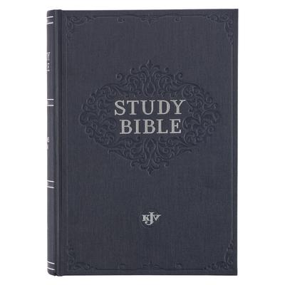 KJV Study Bible, Standard Print Hardcover, King James Version Holy Bible, Black - Christian Art Gifts