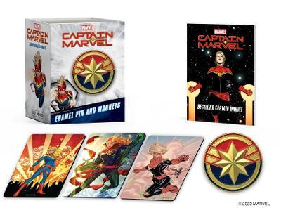 Marvel: Captain Marvel Enamel Pin and Magnets - Robert K. Elder