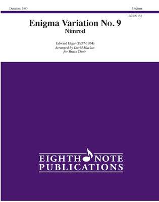 Enigma Variation No. 9: Nimrod, Score & Parts - Edward Elgar