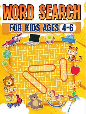 Word Search For Kids Ages 4-6 100 Fun Word Search Puzzles Kids Activity Book Large Print Paperback - Rr Publishing