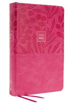 Kjv, Personal Size Large Print Single-Column Reference Bible, Leathersoft, Pink, Red Letter, Comfort Print: Holy Bible, King James Version - Thomas Nelson