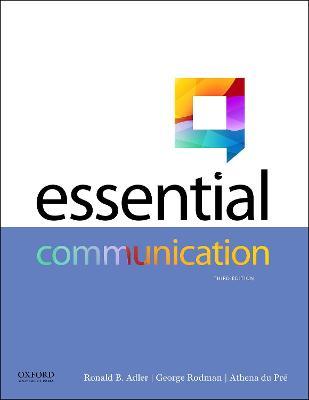 Essential Communication - Ronald B. Adler