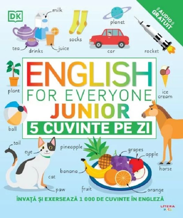 English for everyone: Junior. 5 cuvinte pe zi