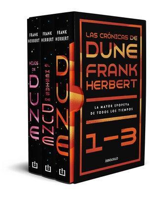 Estuche Las Cronicas de Dune: Dune, El Mesias de Dune E Hijos de Dune / Frank Herbert's Dune Saga 3-Book Boxed Set: Dune, Dune Messiah, and Children o - Frank Herbert