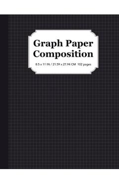 Graph Paper Composition Notebook: Quad Ruled 5x5, Grid Paper for Students in Math and Science - Math Wizo