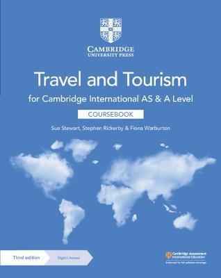 Cambridge International as and a Level Travel and Tourism Coursebook with Digital Access (2 Years) - Susan Stewart
