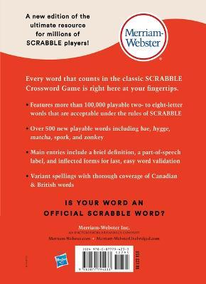 The Official Scrabble(r) Players Dictionary - Merriam-webster