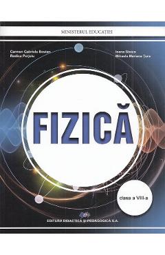 Poza produsului Fizica - Clasa 8 - Manual - Carmen Gabriela Bostan, Rodica Perjoiu, Ioana Stoica, Mihaela Mariana Tura
