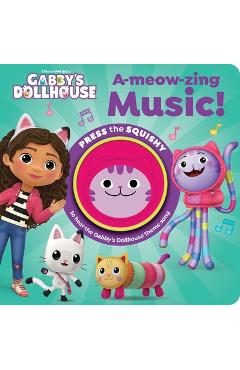 Poza produsului DreamWorks Gabby's Dollhouse: A-Meow-Zing Music! Sound Book - Pi Kids