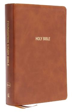 Nkjv, Foundation Study Bible, Large Print, Leathersoft, Brown, Red Letter, Comfort Print: Holy Bible, New King James Version - Thomas Nelson