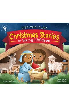 Lift-The-Flap Christmas Stories for Young Children - Naomi Joy Krueger