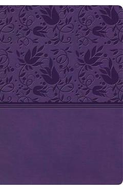 Poza produsului KJV Super Giant Print Reference Bible, Purple Leathertouch - Holman Bible Staff