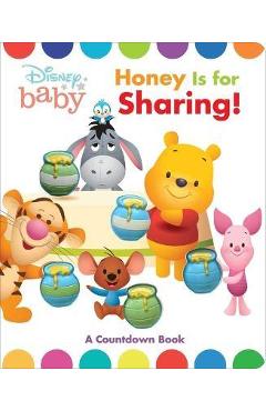 Coperta cărții 'Disney Baby Pooh: Honey Is for Sharing!: A Counting Book - Maggie Fischer'