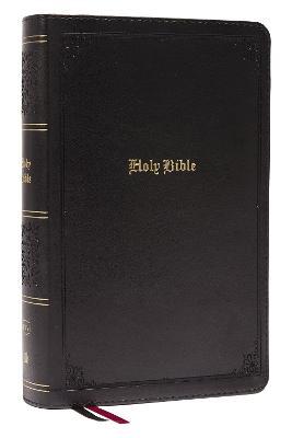 Kjv, Personal Size Large Print Single-Column Reference Bible, Leathersoft, Black, Red Letter, Comfort Print: Holy Bible, King James Version - Thomas Nelson