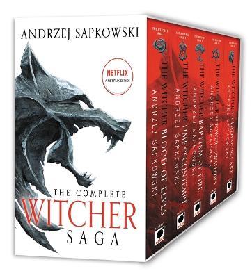 The Witcher Boxed Set: Blood of Elves, the Time of Contempt, Baptism of Fire, the Tower of Swallows, the Lady of the Lake - Andrzej Sapkowski