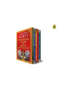 Coperta cărții 'Unusual Tales from Indian Mythology: Sudha Murty's Bestselling Series of Unusual Tales from Indian Mythology 5 Books in'