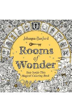 Poza produsului Rooms of Wonder: Step Inside This Magical Coloring Book - Johanna Basford