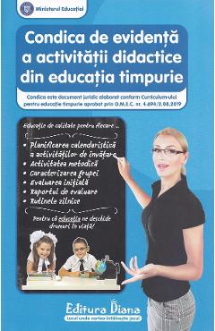 Condica de evidenta a activitatii didactice din educatia timpurie