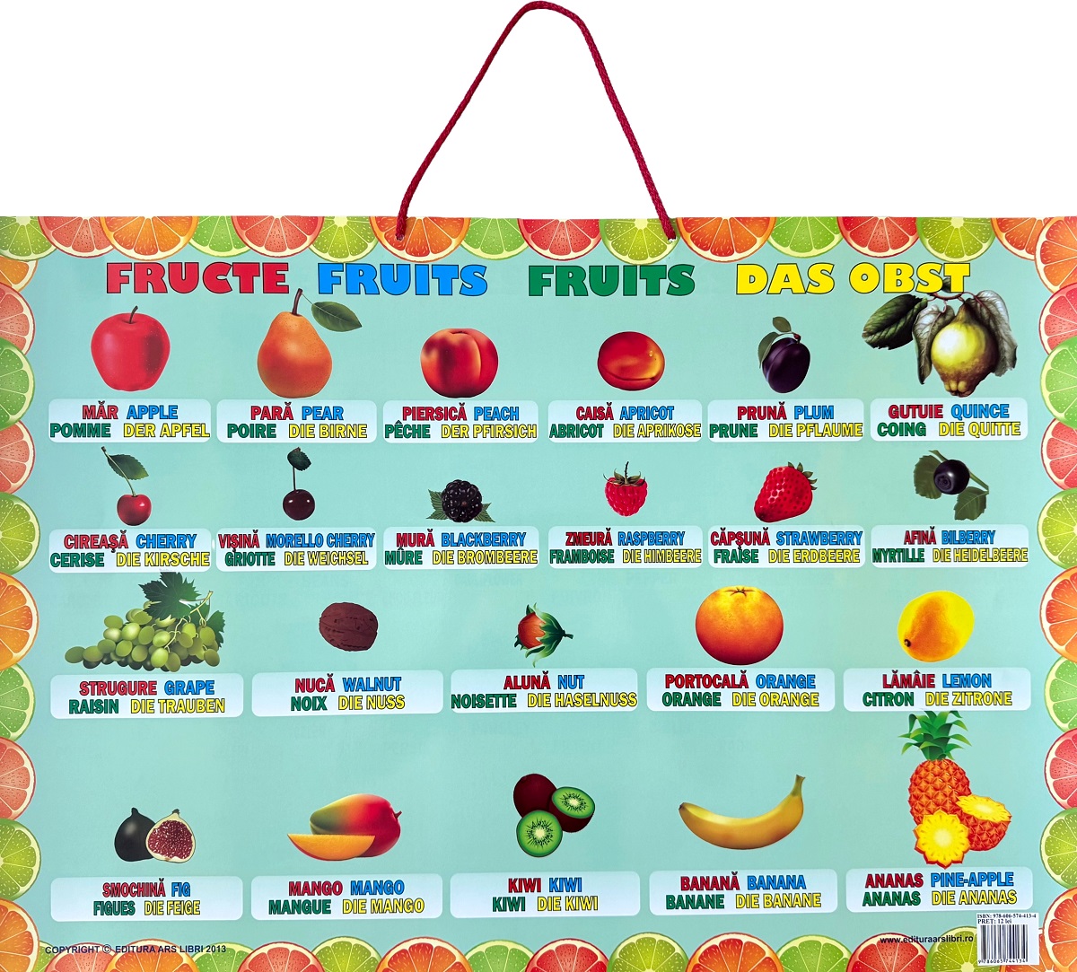 Plansa. Fructe