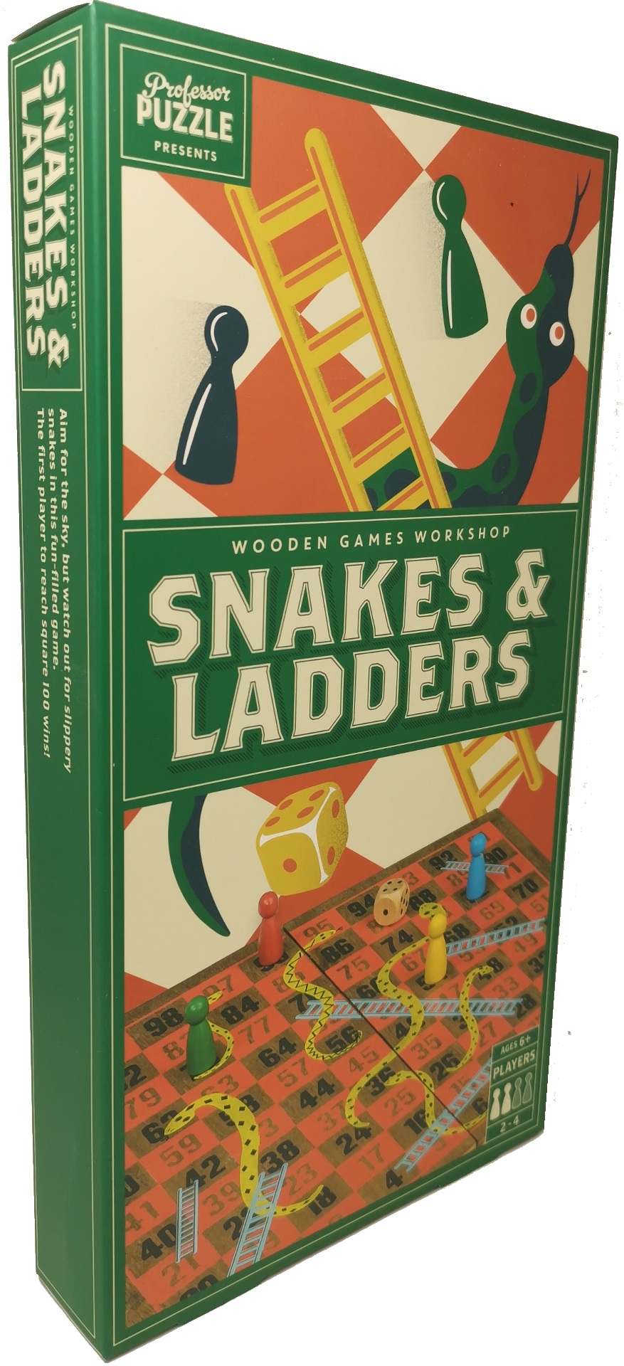 Wooden Games Workshop. Snakes and Ladders